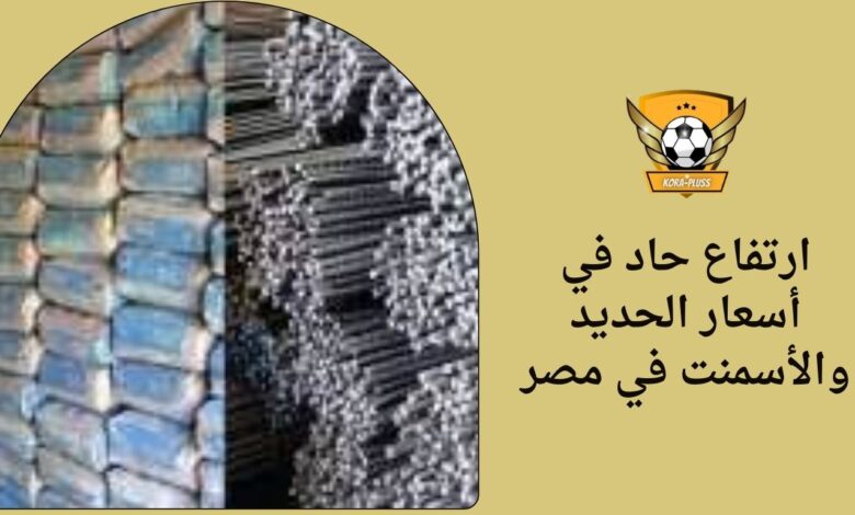 ارتفاع حاد في أسعار الحديد والأسمنت في مصر