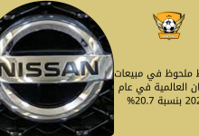 هبوط ملحوظ في مبيعات نيسان العالمية في عام 2022 بنسبة 20.7%