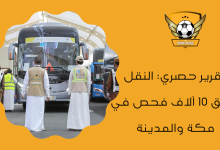 تقرير حصري النقل يوثق 10 آلاف فحص في مكة والمدينة