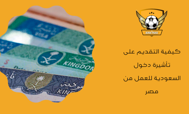 كيفية التقديم على تأشيرة دخول السعودية للعمل من مصر