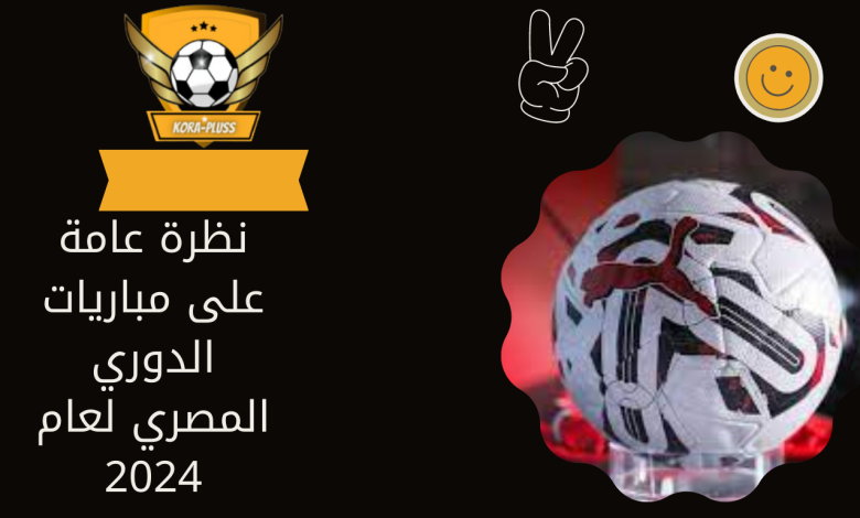 نظرة عامة على مباريات الدوري المصري لعام 2024